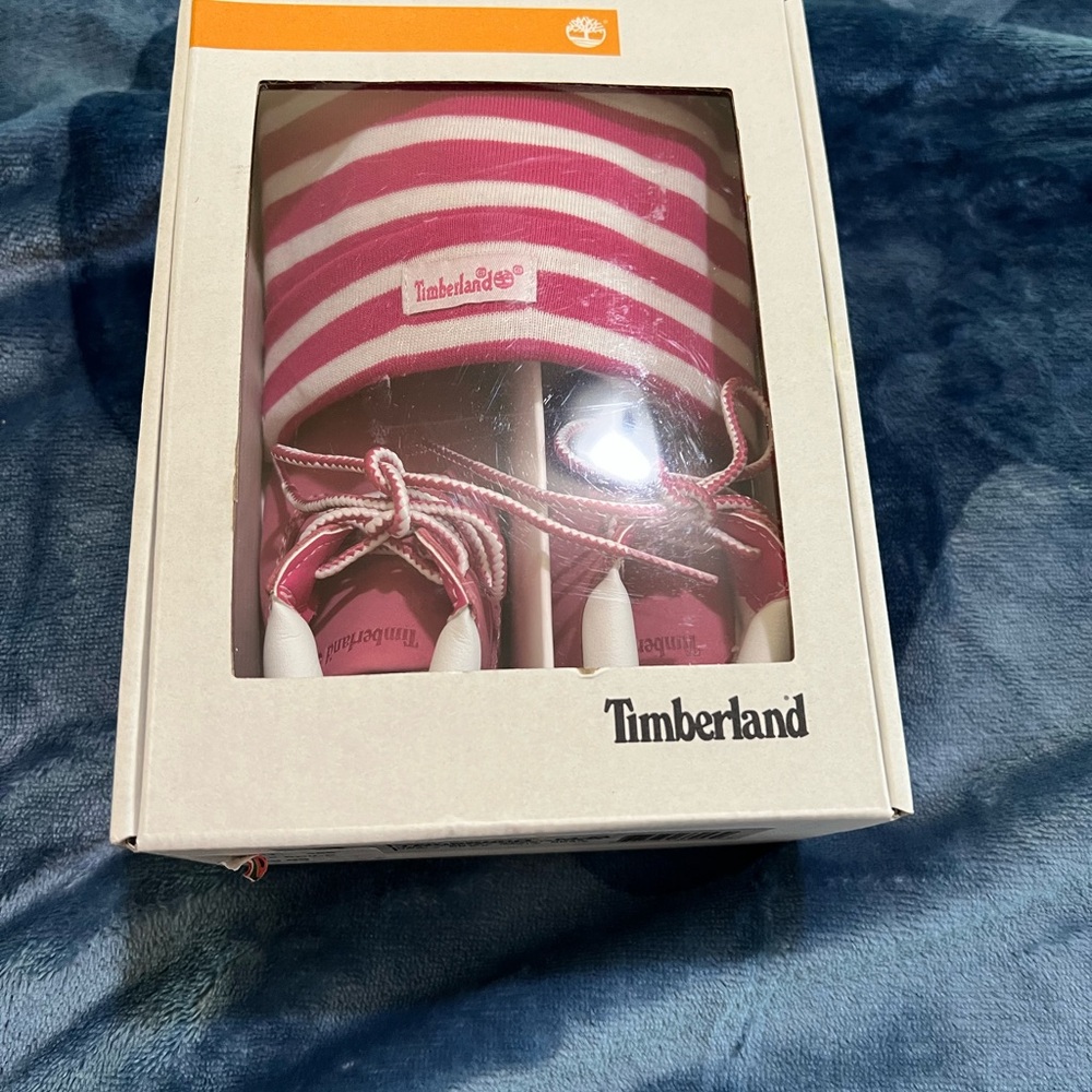 Timberland Pink Baby Walker Footwear